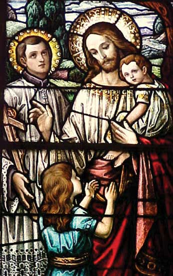 Радомир со своими детьми – сыном Светодаром и дочерью Вестой